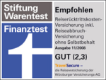 Beste Reiser�cktrittsversicherung f�r Familien laut Finanztest 2/2012